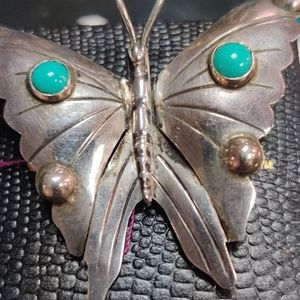 Sterling silver Butterfly pin